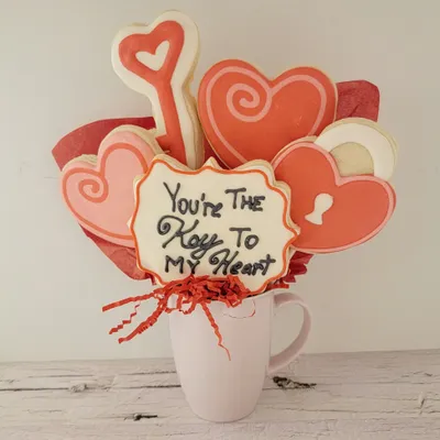 You're The Key to My Heart - Cookie Bouquet