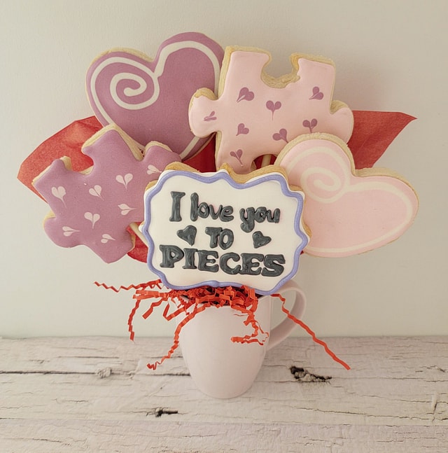 Love You to Pieces - Cookie Bouquet