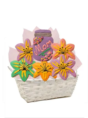 Mother's Day Lily Sugar Cookie Bouquet