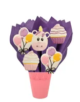 Unicorn and Cupcakes Themed Cookie Bouquet