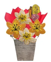 Butterfly and Lilies- Cookie Bouquet