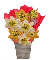 Butterfly and Lilies- Cookie Bouquet