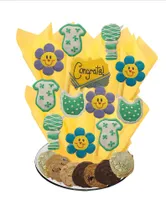 Happy Baby Cookie Tray Bouquet