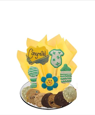 Happy Baby Cookie Tray Bouquet