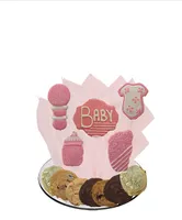 Bouncing Baby Girl Cookie Tray Bouquet