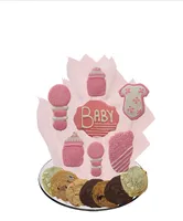 Bouncing Baby Girl Cookie Tray Bouquet