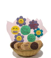 Keep Smiling Cookie Basket 2 or 7 Sugar Cookies