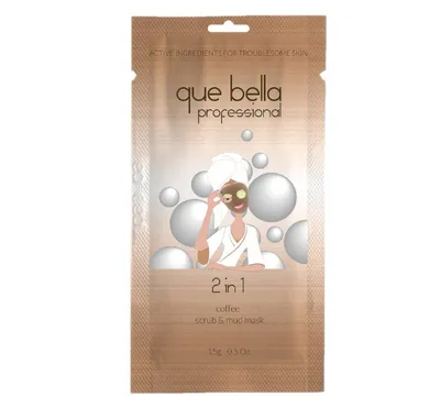 Que Bella 2-in-1 Coffee Scrub & Mud Mask