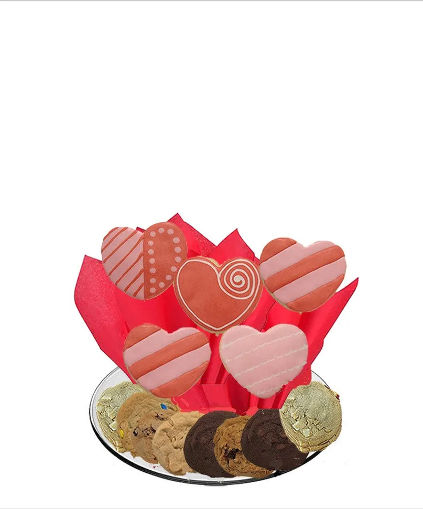 Queen of Heart Cookie Tray Bouquet