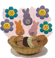 Some Bunny Loves Me Cookie Basket 2 or 7 Sugar Cookies