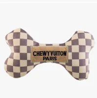 Checker Chewy Vuiton Bones