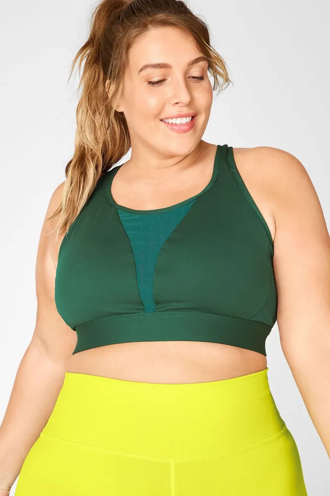 Zip Front Fastening Sports Bras for Women High Impact Running, Adjustable  Strap Sports Bras for Women Plus Size (Color : Green, Size : 4X-Large)