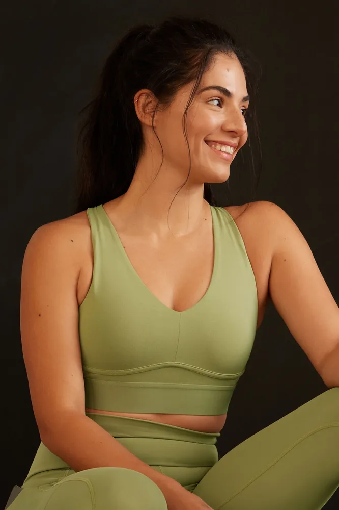 Fabletics All Day Every Day Bra Womens green Size S