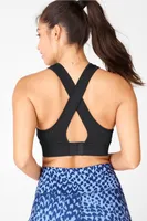 Fabletics Blare Cross Back Medium Impact Sports Bra Womens Size