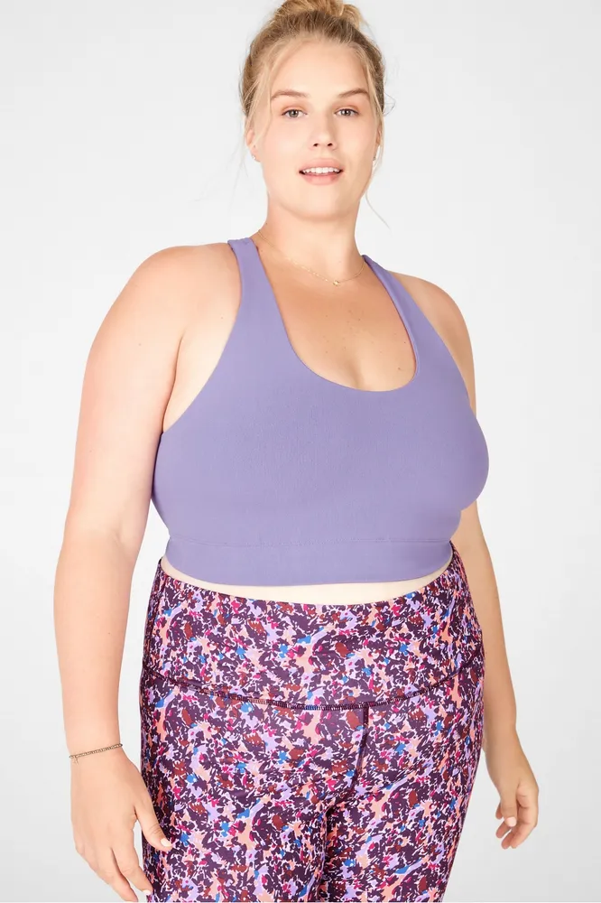 Fabletics Simone SculptKnit Midi Bra Womens plus Size