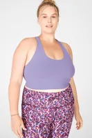 Fabletics Simone SculptKnit Midi Bra Womens plus Size