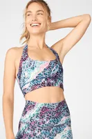 Fabletics Harlow Halter Reversible Sports Bra Womens Size