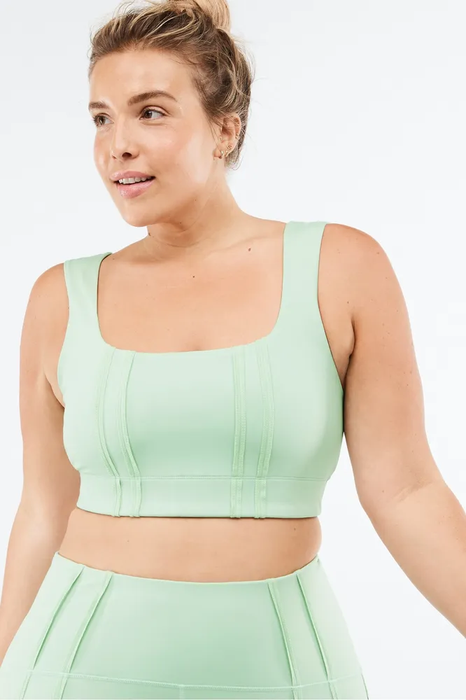 Fabletics Abby Midi Medium Impact Sports Bra Womens  plus Size