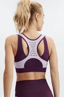 Fabletics Elsie High Impact Zip Front Sports Bra Womens Size