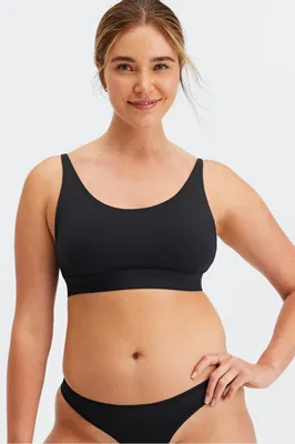 Fabletics Fine Touch Scoop Neck Bralette Womens Size