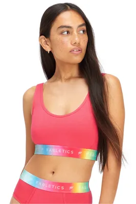 Fabletics 24/7 Pride Lounge Bralette Womens Size