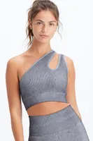 Fabletics Christa Asymmetric Low Impact Sports Bra Womens Size