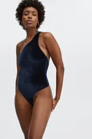 Fabletics Gigi Velour Bodysuit Womens Size