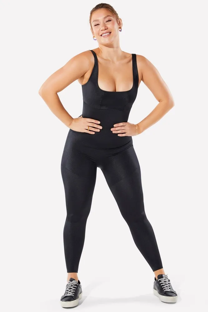 Fabletics Headliner Shaping Catsuit Womens black Size