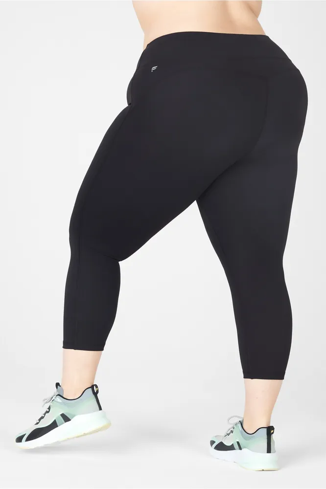 Fabletics Mid-Rise PureLuxe Ruched 7/8 Womens plus Size 4X