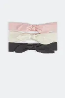 Fabletics 3-Pack Cozy Knot Headband Womens  Size Osfm