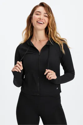Fabletics Oasis Cropped Hoodie Womens Size