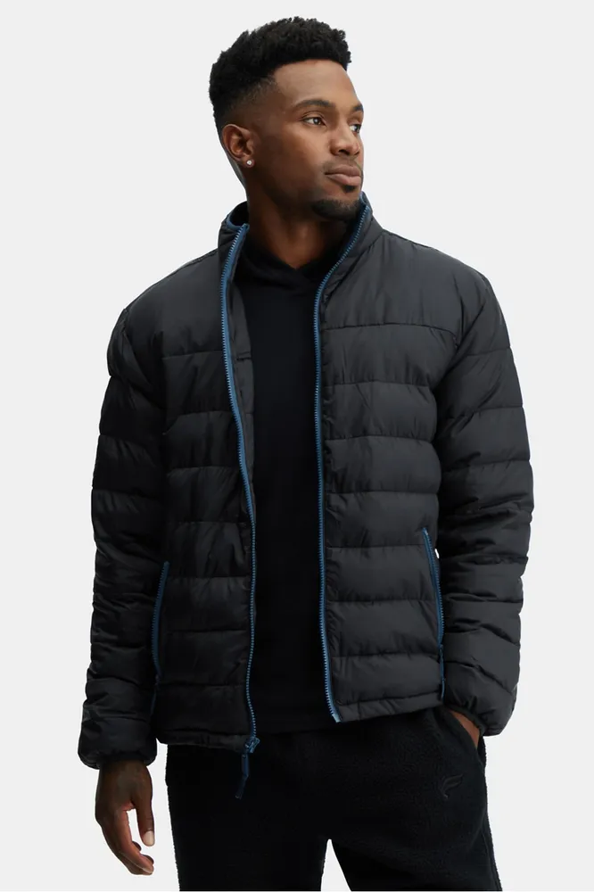 Fabletics Misha Puffer Jacket Black Coat XXL NWT