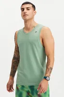 Fabletics Men The Training Day Tank male Bright Agave Size XXL