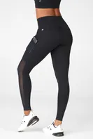 Fabletics On-the-Go High-Waisted Mesh Legging Womens Size