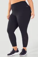 Fabletics Dynamic High-Waisted Lattice 7/8 Womens  plus Size