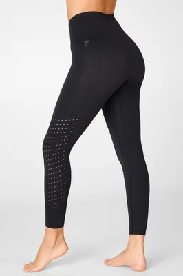 Fabletics Sync High-Waisted Perforated 7/8 Womens black Size