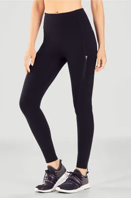 Fabletics Trinity High-Waisted Pocket Legging Womens Arctic Grey