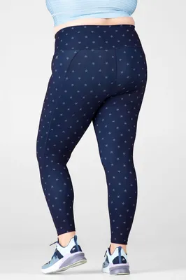 Fabletics High-Waisted Printed Ultracool 7/8 Womens plus Size 4X