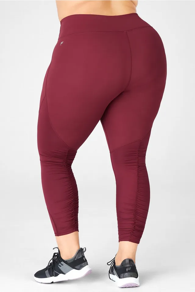 Women's - Fabletics Pure Luxe Pink Ruched Leggings