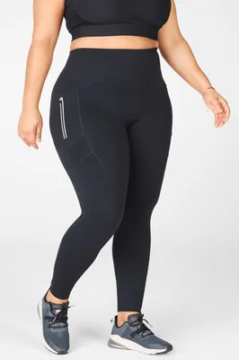 Fabletics High-Waisted Motion365 Legging Womens black plus Size 4X