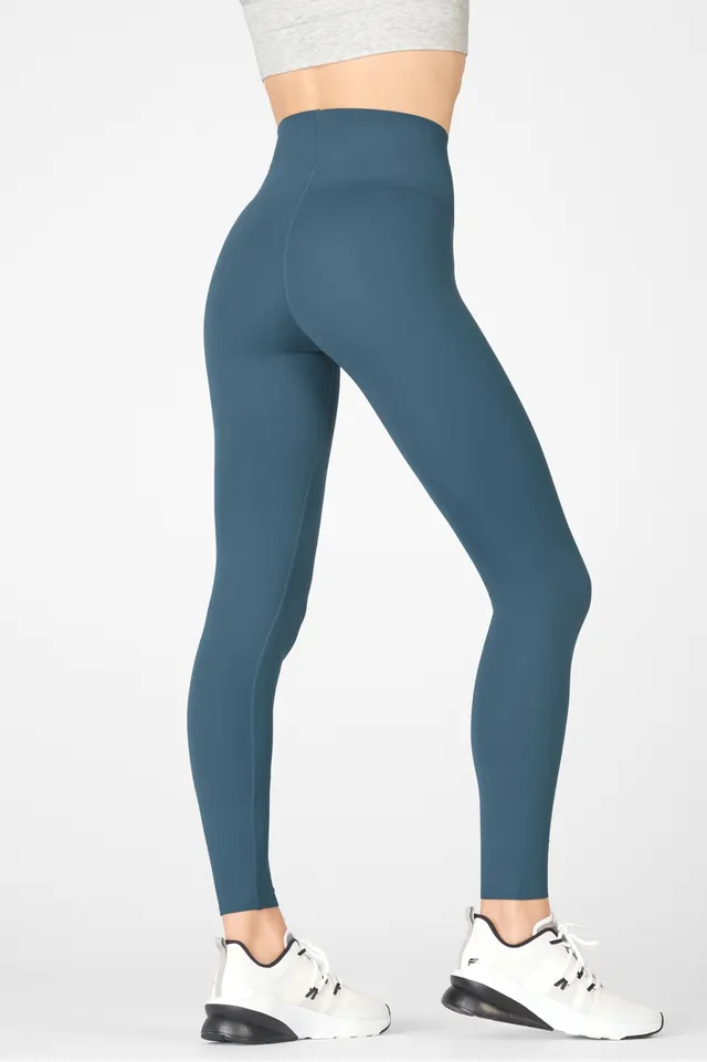 Fabletics High-Waisted PureLuxe Minimal Legging Womens blue Size XXS