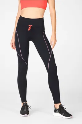 Fabletics High-Waisted Motion365 Paneled Legging Womens Size