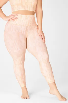 Fabletics Ultra High-Waisted PureLuxe 7/8 Legging Womens Shibori Stripe plus Size 4X