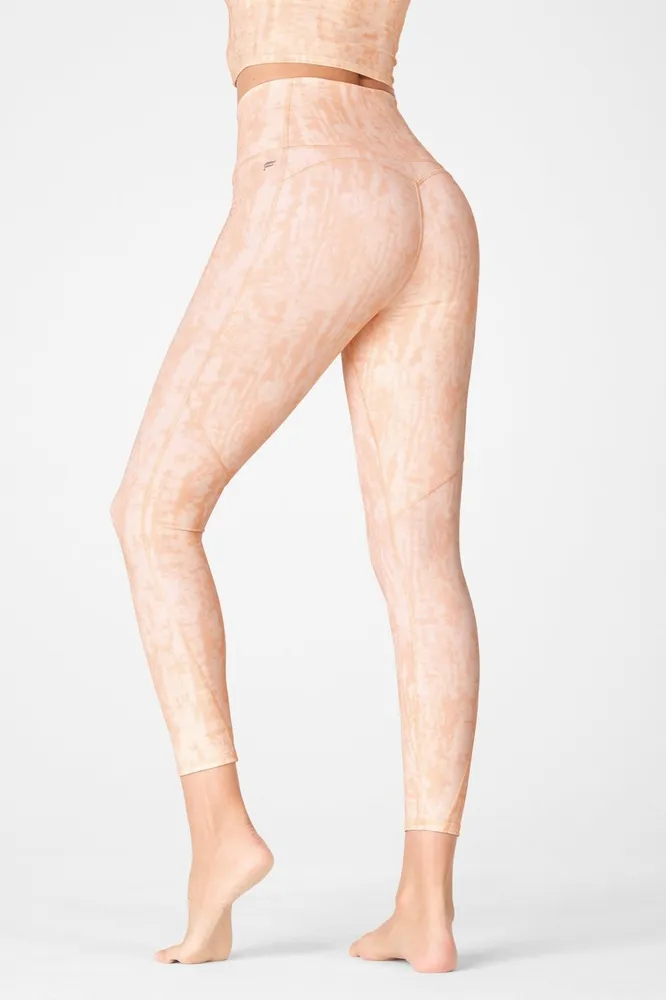 Fabletics Ultra High-Waisted PureLuxe 7/8 Legging Womens Shibori Stripe  Size XXS