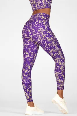 Fabletics Floral Full Length Legging medium NEW