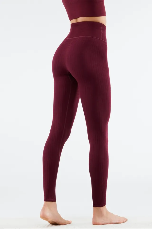 Fabletics High Waisted Seamless Ribbed Legging