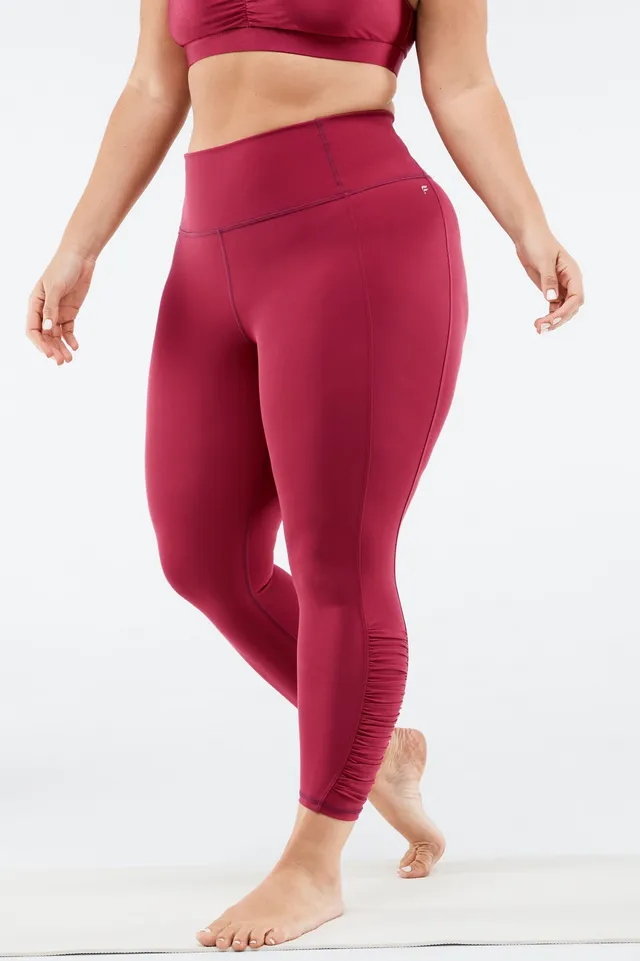 Fabletics Mid-Rise PureLuxe Ruched 7/8 Womens plus Size 4X