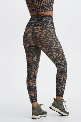 Fabletics Ultra High-Waisted Printed Cold Weather Legging Womens Size