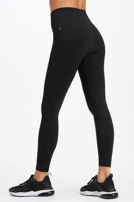 Fabletics Eco Sync High-Waisted Perforated 7/8 Womens Size