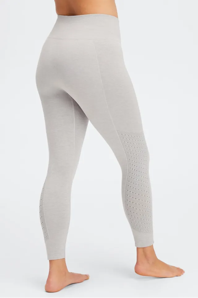 Fabletics Sync High- Waisted Seamless Perforated 7/8th length Leggings